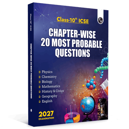 ICSE Class 10 Chapter-wise 20 Most Probable Questions For 2027 Board Exams | Physics, Chemistry, Biology, Mathematics, English, Geography, History & Civics As Per Latest Syllabus