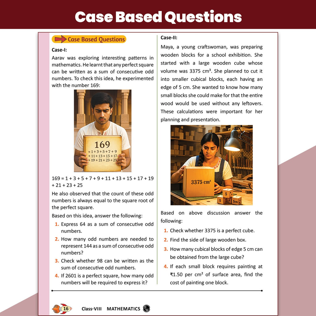 PW Concept & Question Bank Class 8 New NCERT Mathematics (Ganita Prakash I & II) Book for 2026 Exams| NCERT Based Theory & Questions with Solutions | Chapter-wise Practice Questions