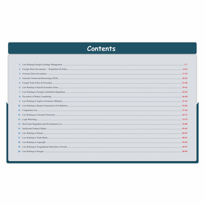 CS Executive Chart Books Quick Revision Guide Economic, Commercial and Intellectual Property Laws (Module 2)