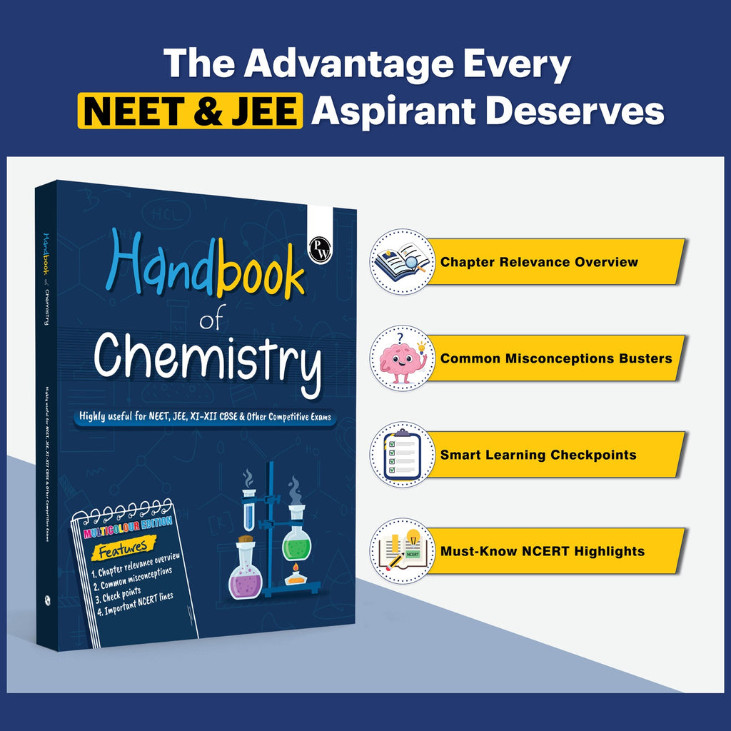 PW Chemistry Handbook For 2026-27 Exams | Highly Useful For NEET, JEE, CBSE Class 11-12 & Other Competitive Exams | Quick Revision Book | Important NCERT Lines