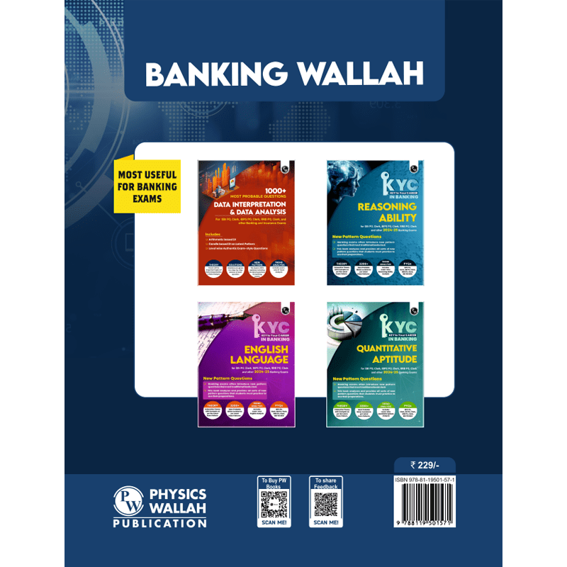 KYC Banking Awareness Book For All Banking Exams 2024 - 2025 with PYQs and New Pattern Questions - Key To Your Career For Banking