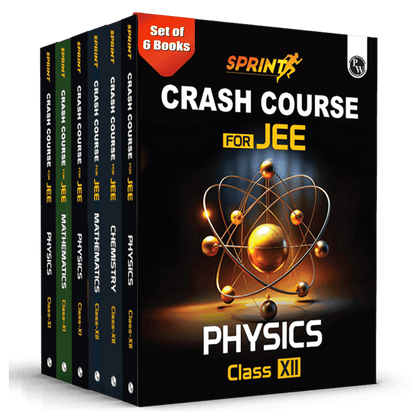 Sprint JEE Crash Course Class 11 & 12 Combo Set of 6 Books l Physics, Chemistry, Mathematics For 2024-2025 Exams l Crisp Theory and JEE Main & Advanced Levelwise Exercises