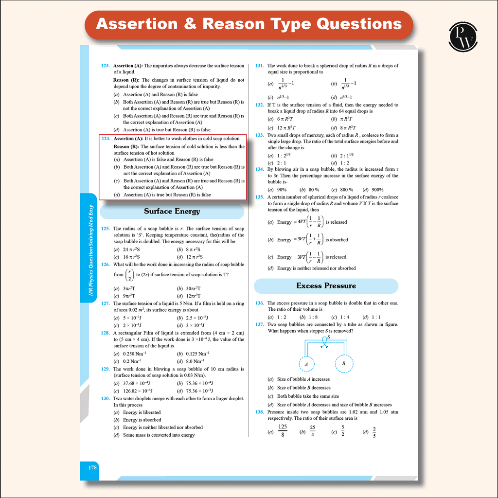 MR Physics Questions Solving Med Easy | Chapterwise and Topicwise 6000+ Practice Questions with Answer Keys | Complete Class 11 & 12 Syllabus For NEET and JEE--