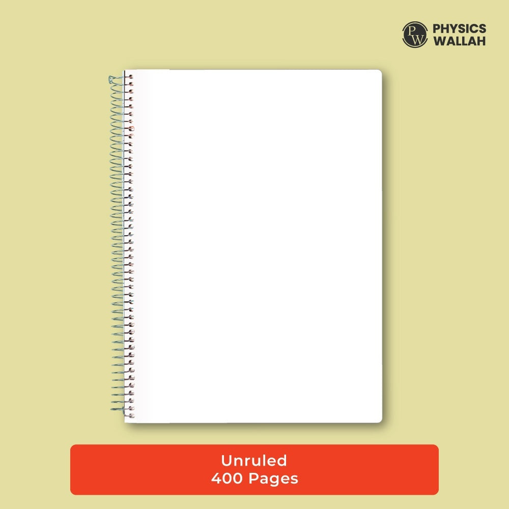 400 Pages A4 Size Spiral Binding Notebook  | Ruled Register Notebooks for Students & Office |  Spiral Register for Writing & Note-Taking