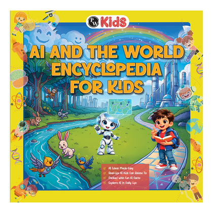 AI Book - The World Encyclopedia For Kids | AI Books for Beginners | AI Ideas, Real-life Fun Facts, Explore AI in Daily Life and Brain Activity Book for Kids 6 - 11 Years