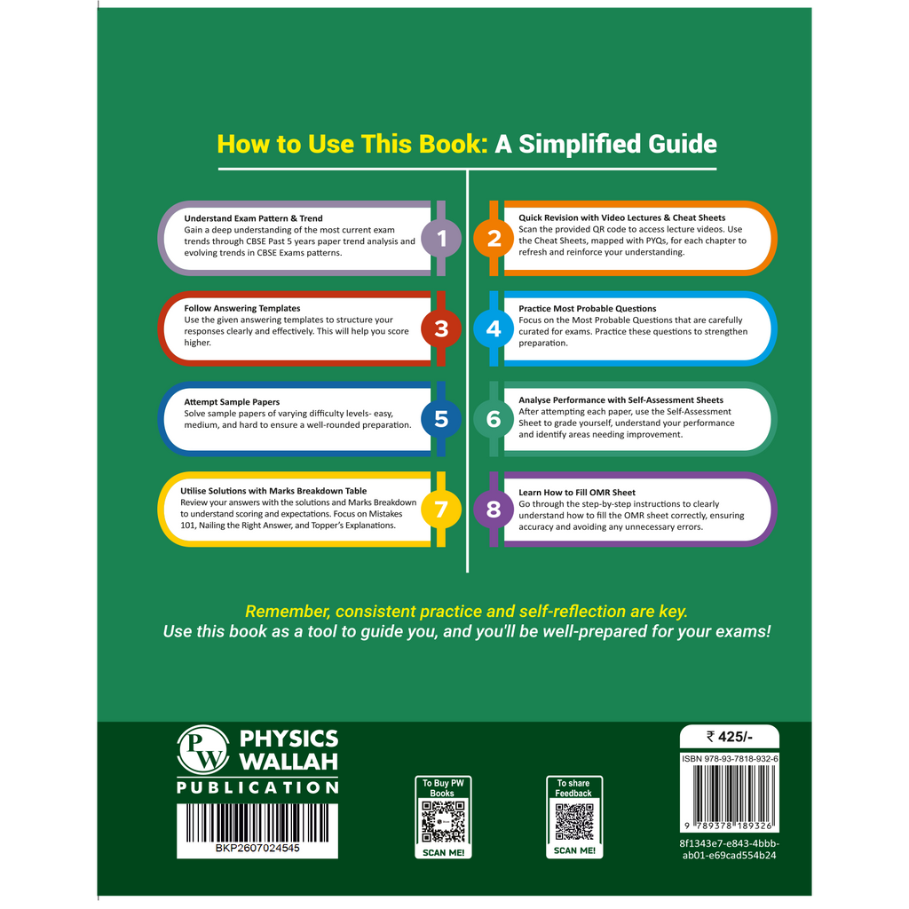 PW CBSE 15 Sample Question Papers Class 10 Social Science For 2027 Board Exam (New Pattern) | CBSE Like Question Booklet and Answer Sheets, Marking Stickers, Mind Maps, Most Probable Questions