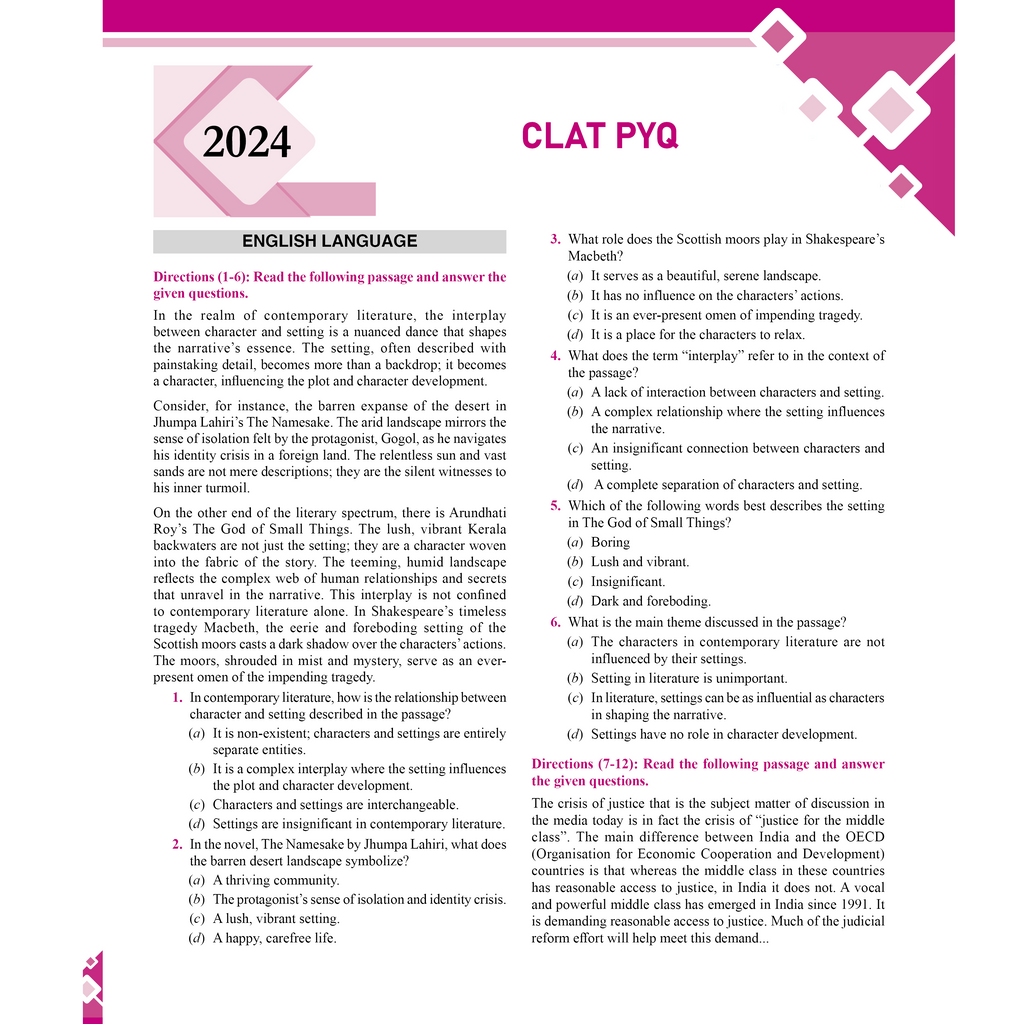 CLAT & AILET 14 Previous Years Solved Papers (2020-2026) Yearwise with Detailed Explanation For 2027 Exam