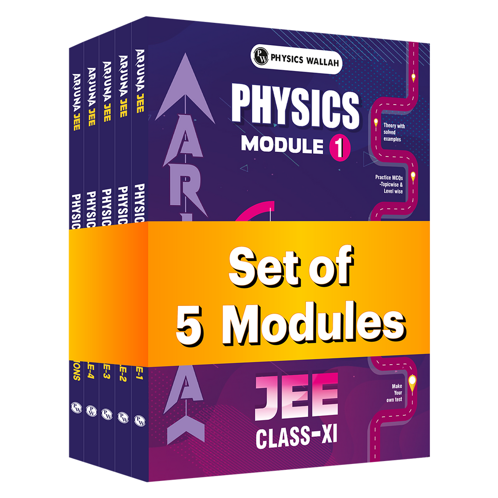 PW Arjuna For JEE Main & Advanced Class 11 Physics Modules with Solutions Combo Set of 5 Books (2026 Edition)