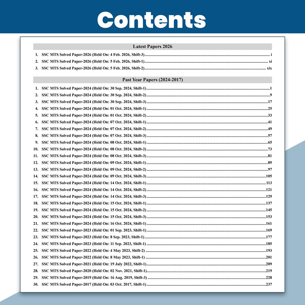 PW SSC MTS PYQ Book 2026 | 33 Yearwise Previous Year Papers PYQ (2026-2017) Multi Tasking (Non Technical) Staff & Havaldar | 15 Online Mock Tests Exam