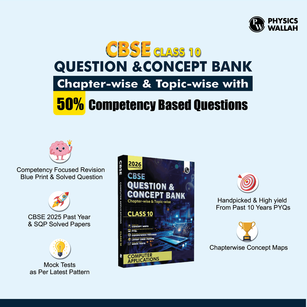 CBSE Question & Concept Bank (QCB) Class 10 Computer Application Chapter-wise and Topic-wise Solved Questions For 2026 Exams with Competency Based Question
