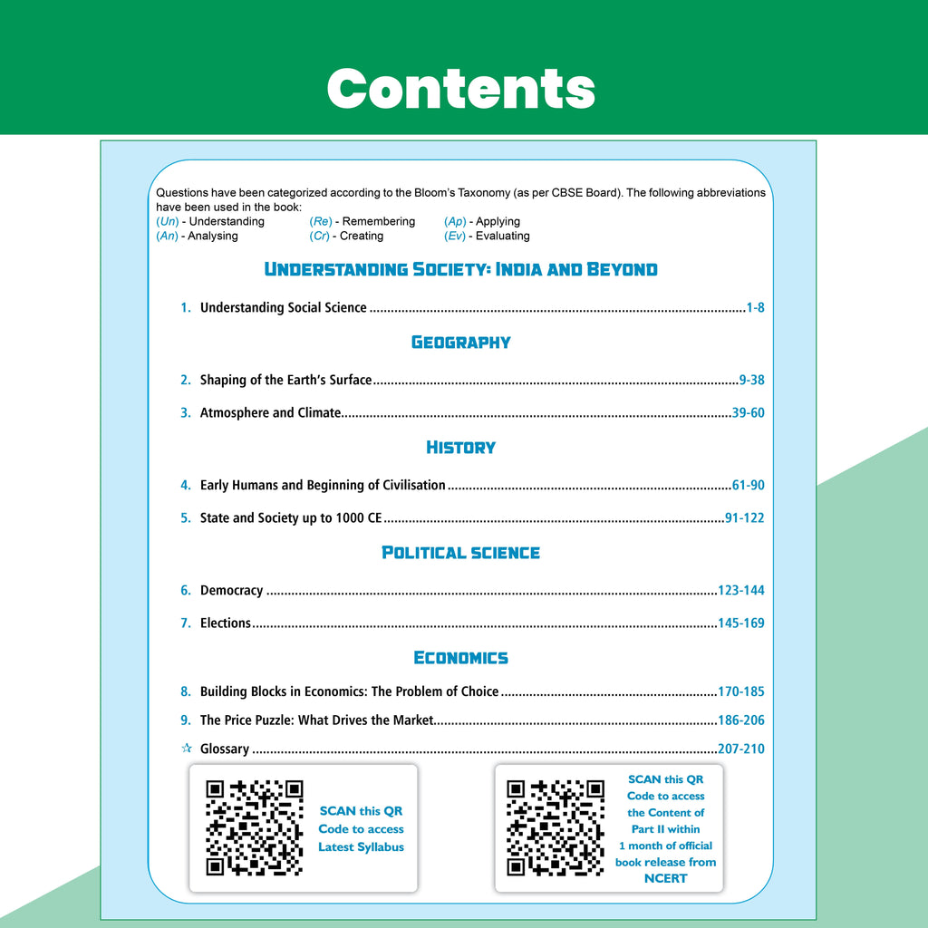 CBSE New NCERT Class 9 Social Science 2026-27 Understanding Society: India and Beyond Question and Concept Bank with NCERT Textbook Solutions and Competency Based Questions By Aditya Kaushik Sir