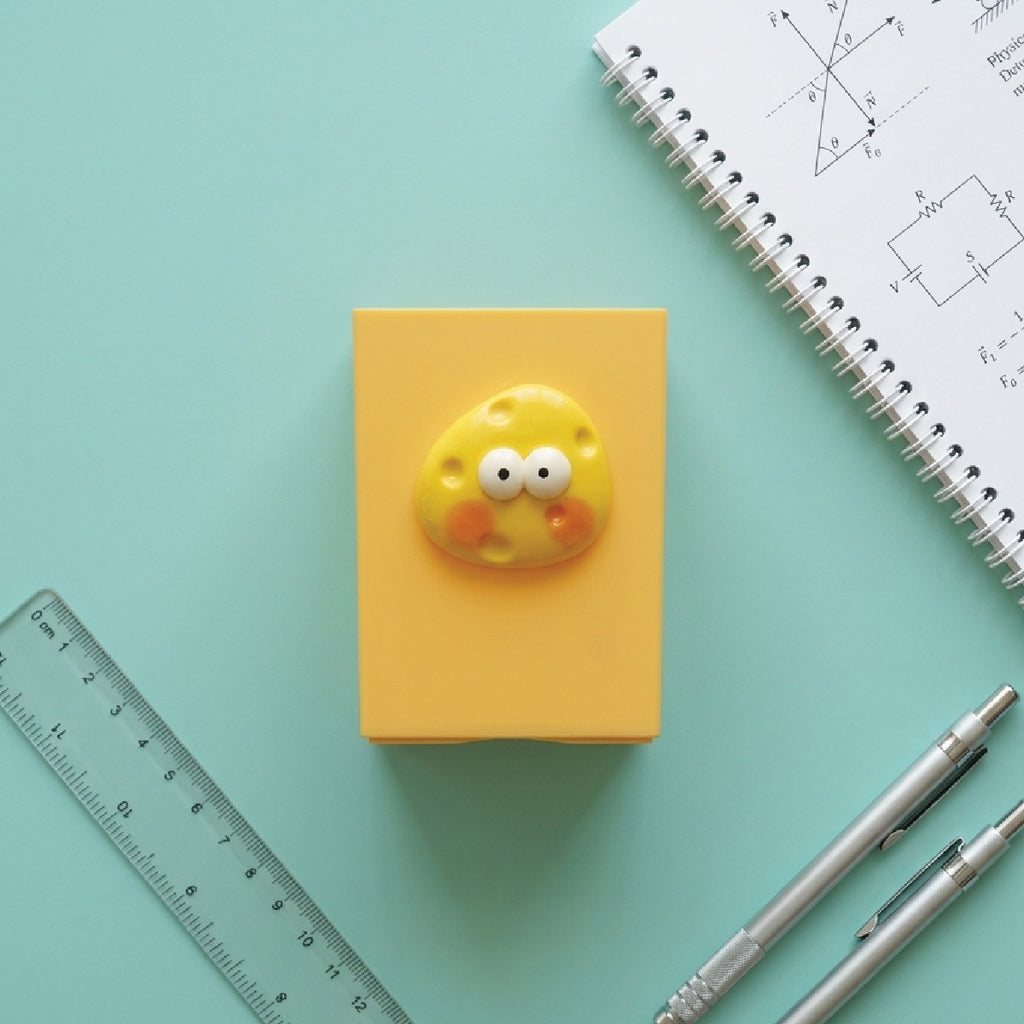Study Desk Organizer | Writing Essentials Holder & Pen Stand for Students Yellow