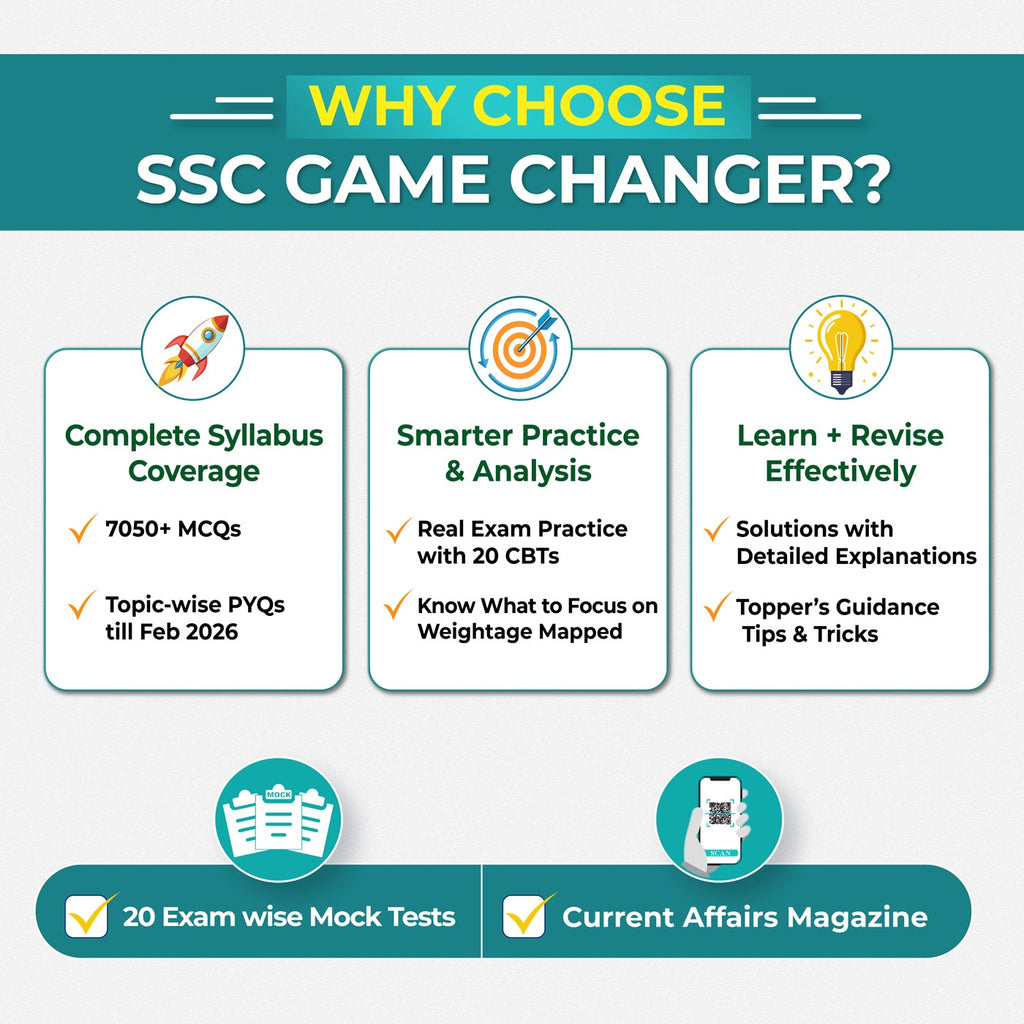 PW SSC Game Changer Reasoning PYQ 7050+ For 2026 Exams | Chapter, Topic & Exam-wise Previous Year Solved Questions | For CGL, CHSL, MTS, CPO, GD, Delhi Police, Steno
