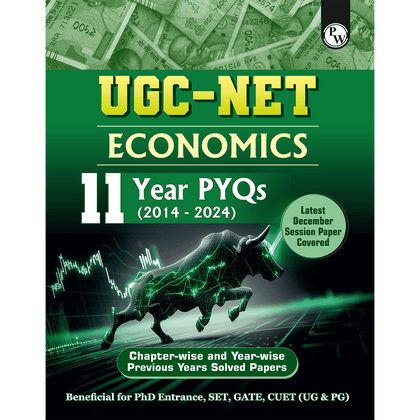 PW UGC-NET Economics PYQ 11 Years (2014-2024)|Latest December Session Paper Covered|Chapterwise and Yearwise Previous Year Solved Papers For Phd Entrance, SET, GATE, CUET UG & PG
