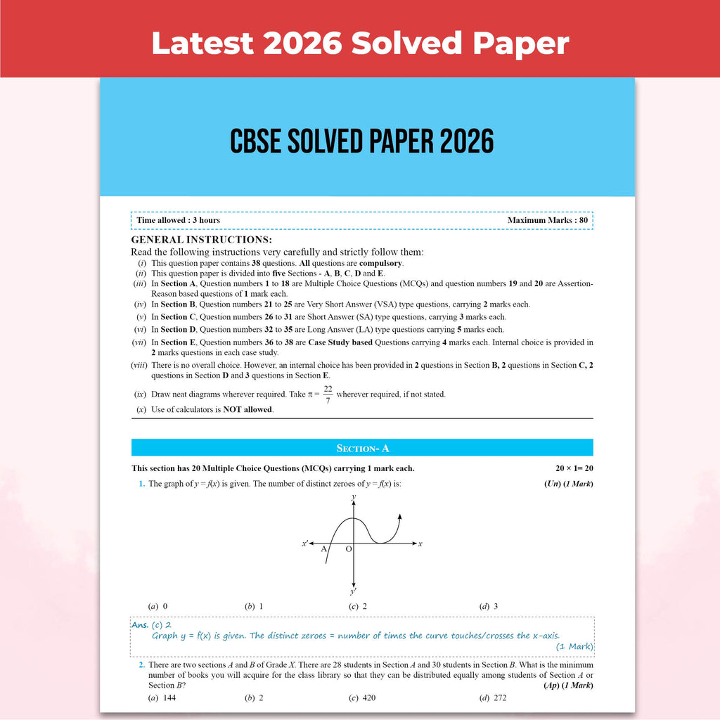 PW CBSE Question & Concept Bank (QCB) Class 10 Maths (Standard) Chapter-wise and Topic-wise Solved Questions By Ritik Mishra For 2027 Board Exams with 50% Competency Based Question