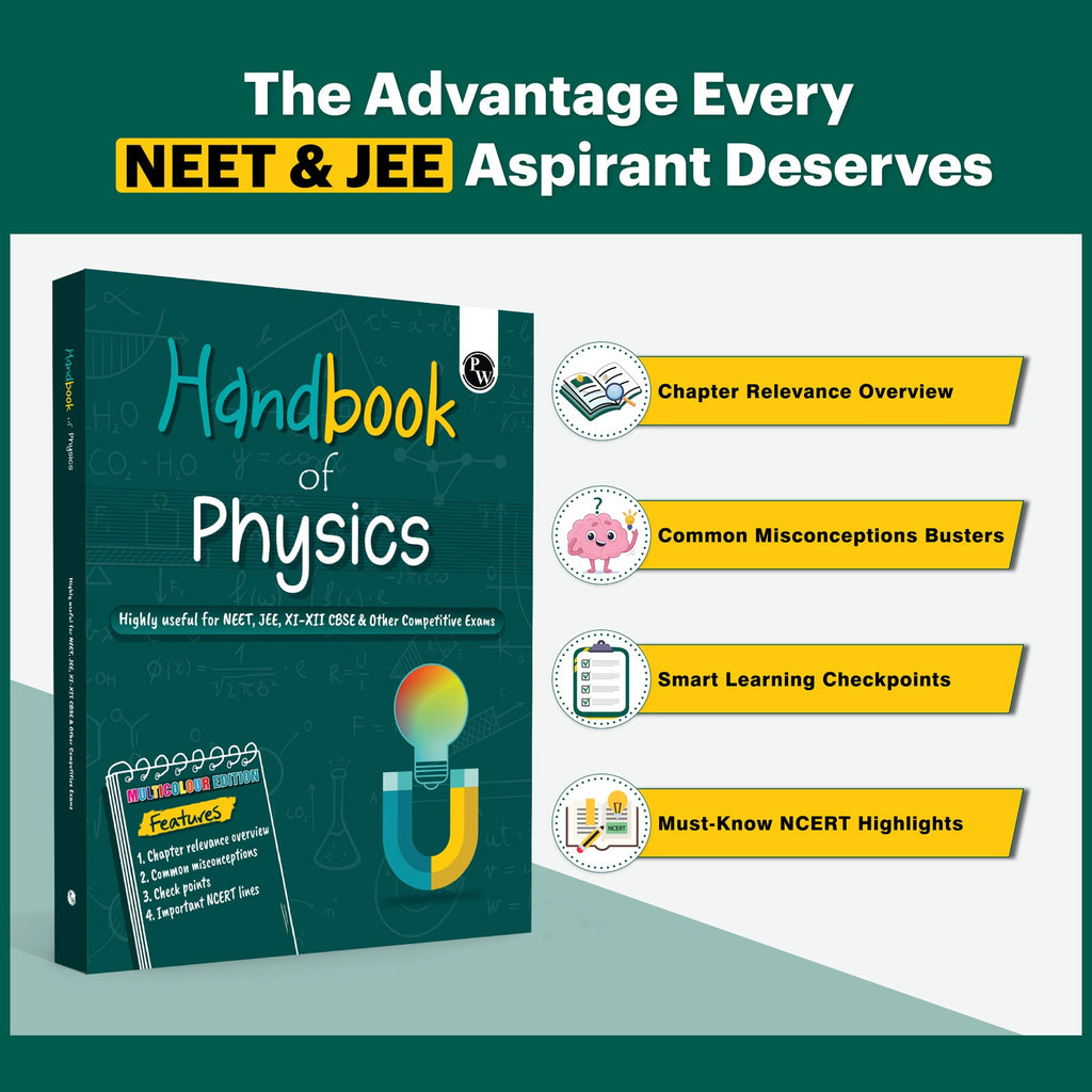 PW Physics Handbook For 2026-27 Exams | Highly Useful For NEET, JEE, CBSE Class 11-12 & Other Competitive Exams | Quick Revision Book | Important NCERT Lines
