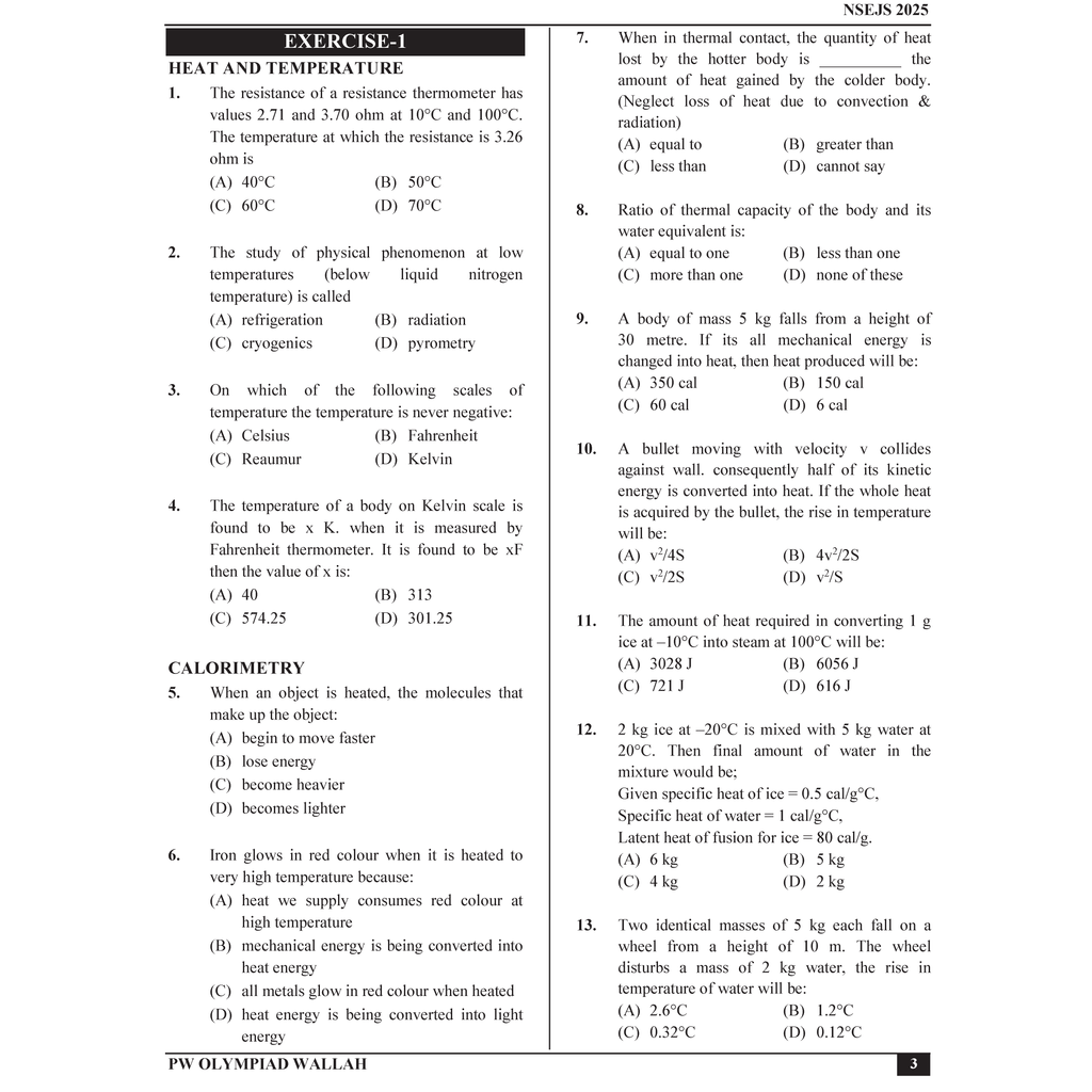 Olympiad Wallah NSEJS Champion Series For Class 8-10 (Part-2) Complete Science Prep Guide | Ideal For NSEJS, INJSO & IJSO 2025
