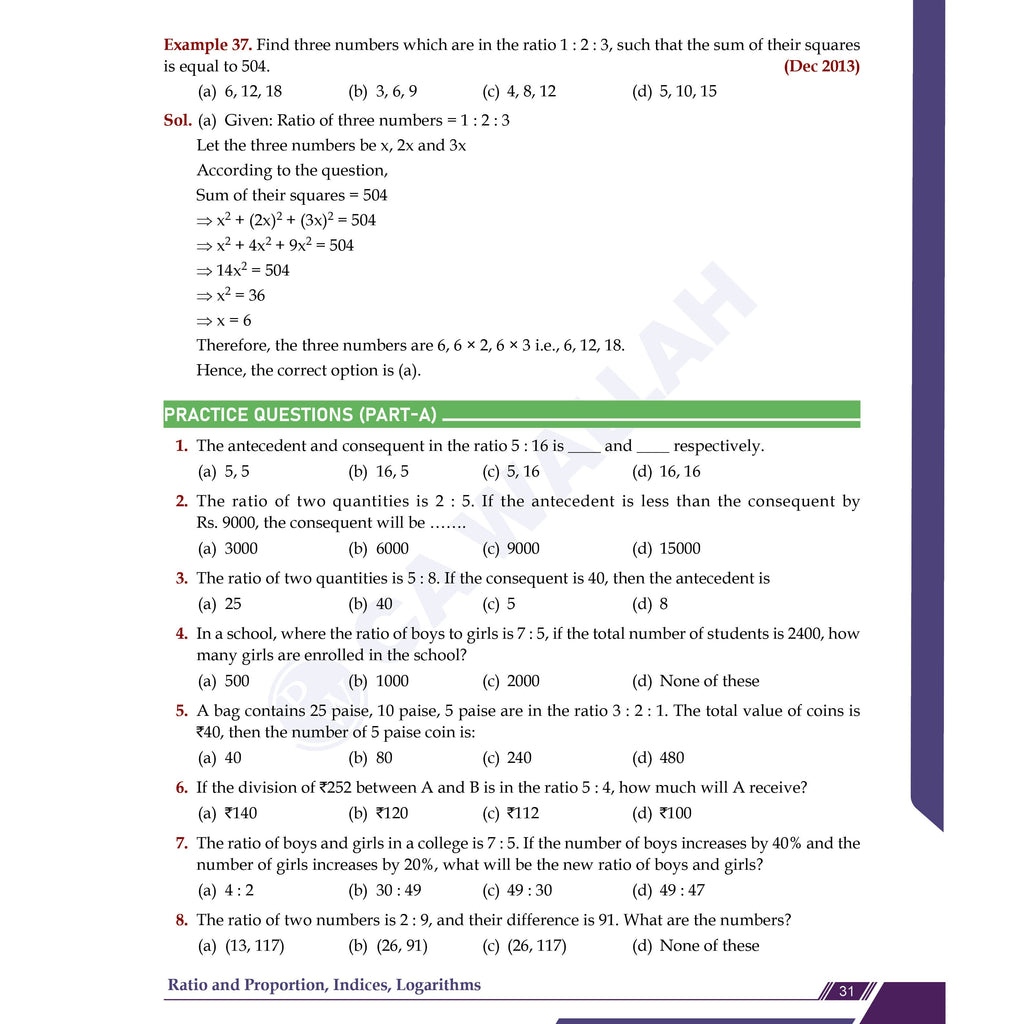 CA Foundation Quantitative Aptitude By Anurag Chauhan Applicable For September 2026 l Including Chapterwise ICAI Syllabus | Short Ticks & Smart Tips | MCQ Practice & PYQ Analysis