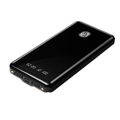Power Bank 10,000 mAh-2 USB Ports, Micro USB & C-type Input, LED Torch, Charge Indicator