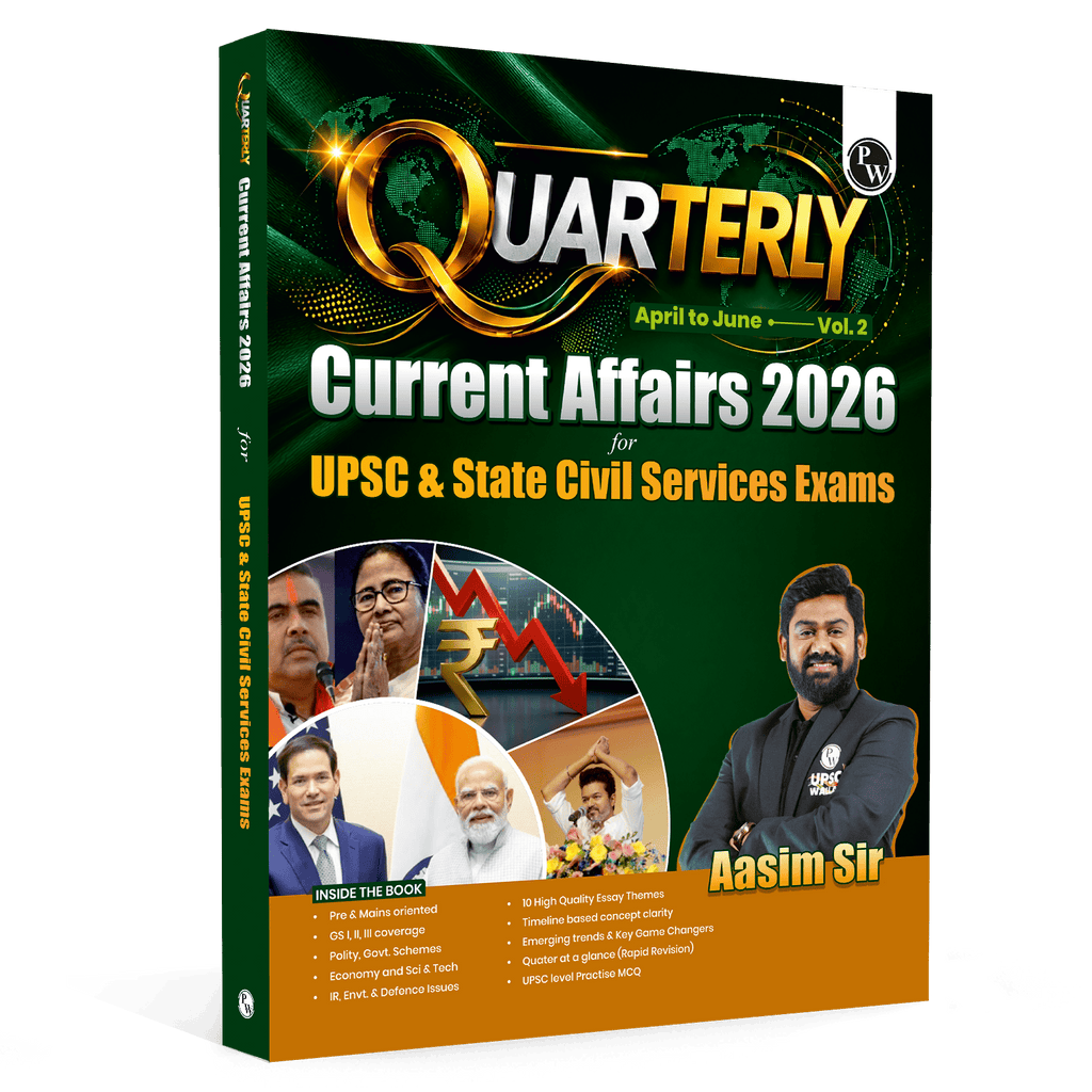 UPSC Quarterly Current Affairs Magazine Vol. 2 April to June 2026 By Aasim Sir | For UPSC & State Civil Services Exams 2026-27 English Edition | GS l, GS ll, GS lll Integrated Coverage