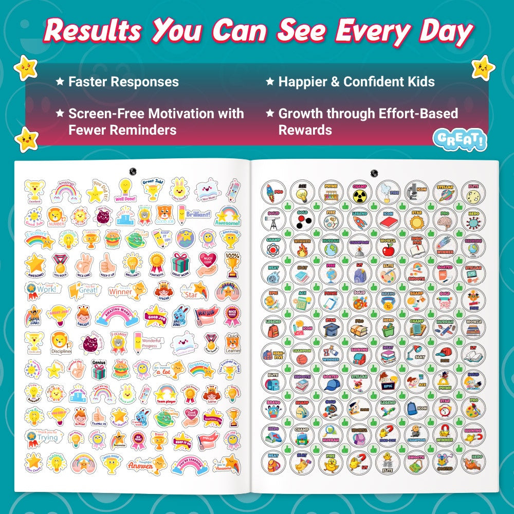 1800+ Reward Stickers