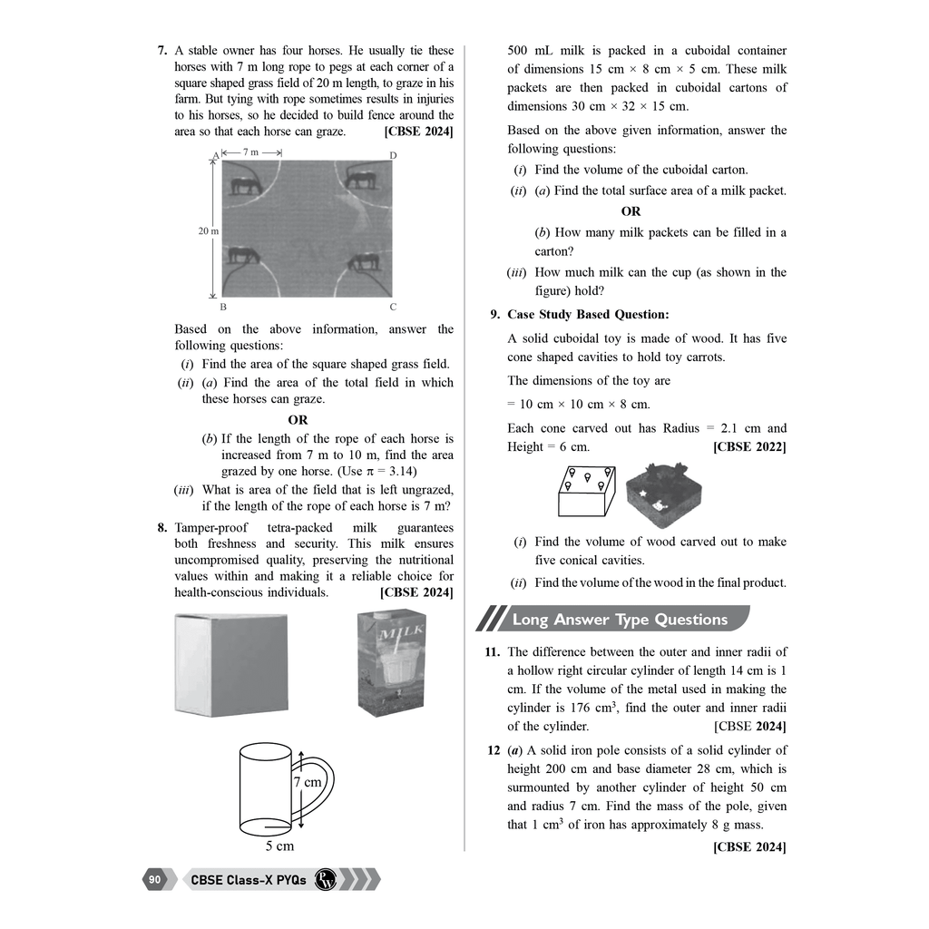 CBSE Class 10 Last 5 Years' (2020 - 2024) Chapterwise Solved Papers For 2026 Exams | Science, Mathematics, English, Social Science