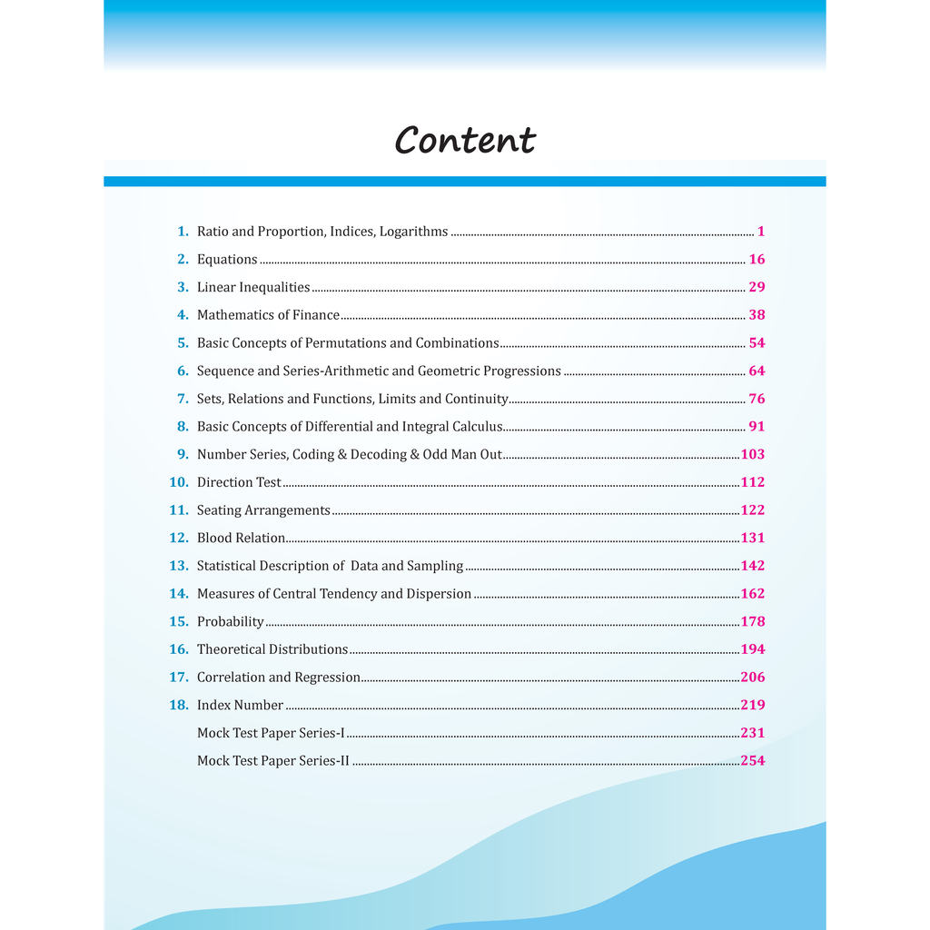 CA Foundation MCQ Revizer Book For Quantitative Aptitude by Anurag Chauhan