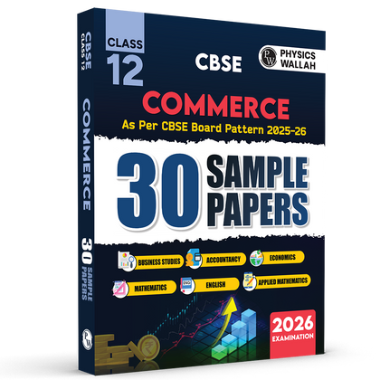 CBSE Class 12 Commerce Stream Combined 30 Sample Papers For 2025-2026 Board Exams l Business Studies, Accountancy, Economics, Mathematics, English, Applied Maths
