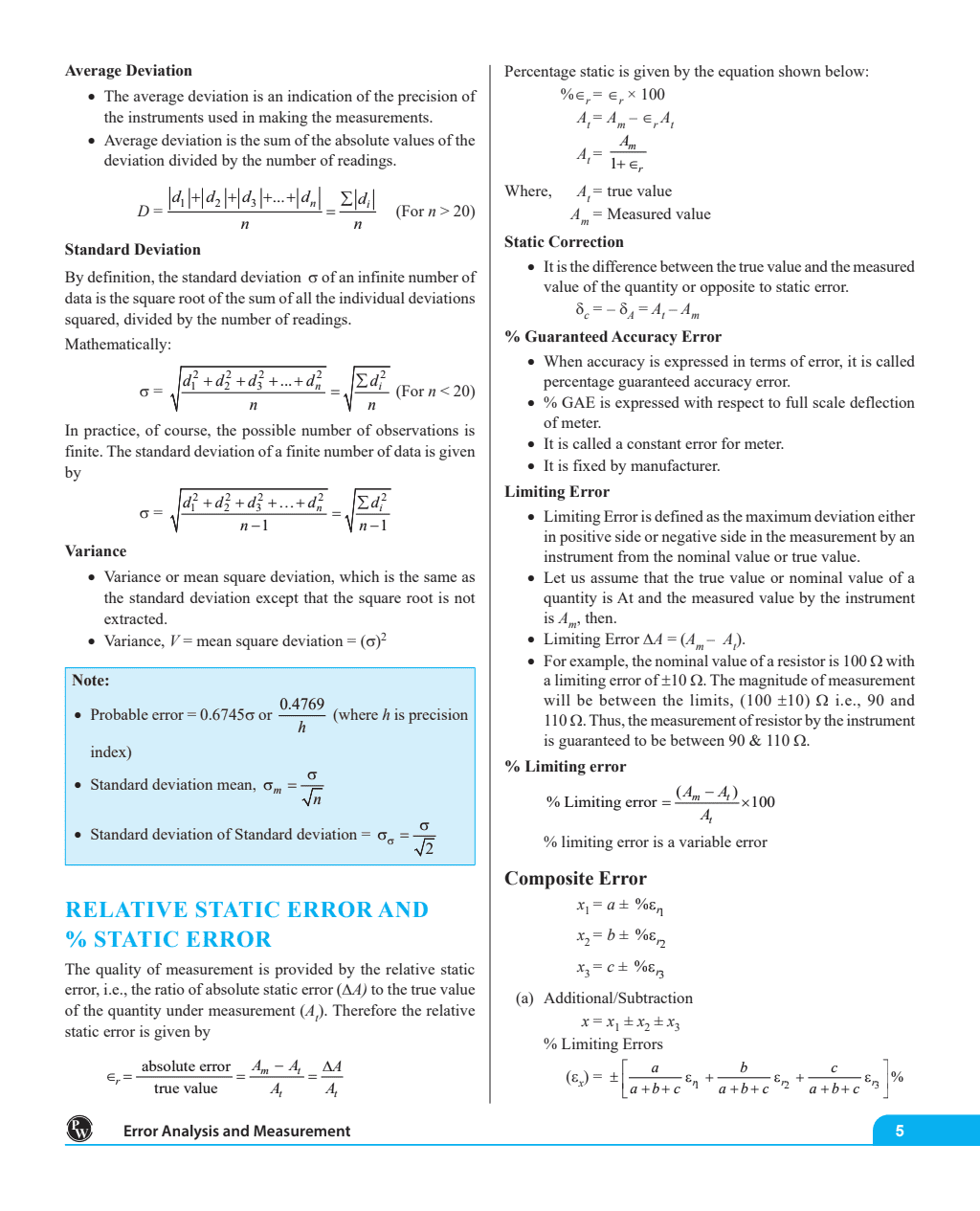 Concept Booster Electrical Engineering for SSC JE, PSUs, RRB JE, All State AE/JE Exams | Formulas and Concise Concepts