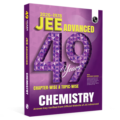 49 Years JEE Advanced PYQ Book Chemistry Chapterwise & Topicwise Solved Papers (1978-2026) | PYQ with Detailed Solutions | Previous Year Questions for IIT JEE Advanced Exam