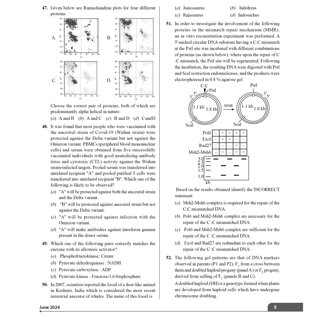 CSIR - NET Recap Life Sciences Chapterwise and Yearwise Previous Years Solved Papers (PYQ) Latest 2015 June 24 Exam Questions Covered l DBT - JRF, ICMR - JRF, IIT JAM Exams