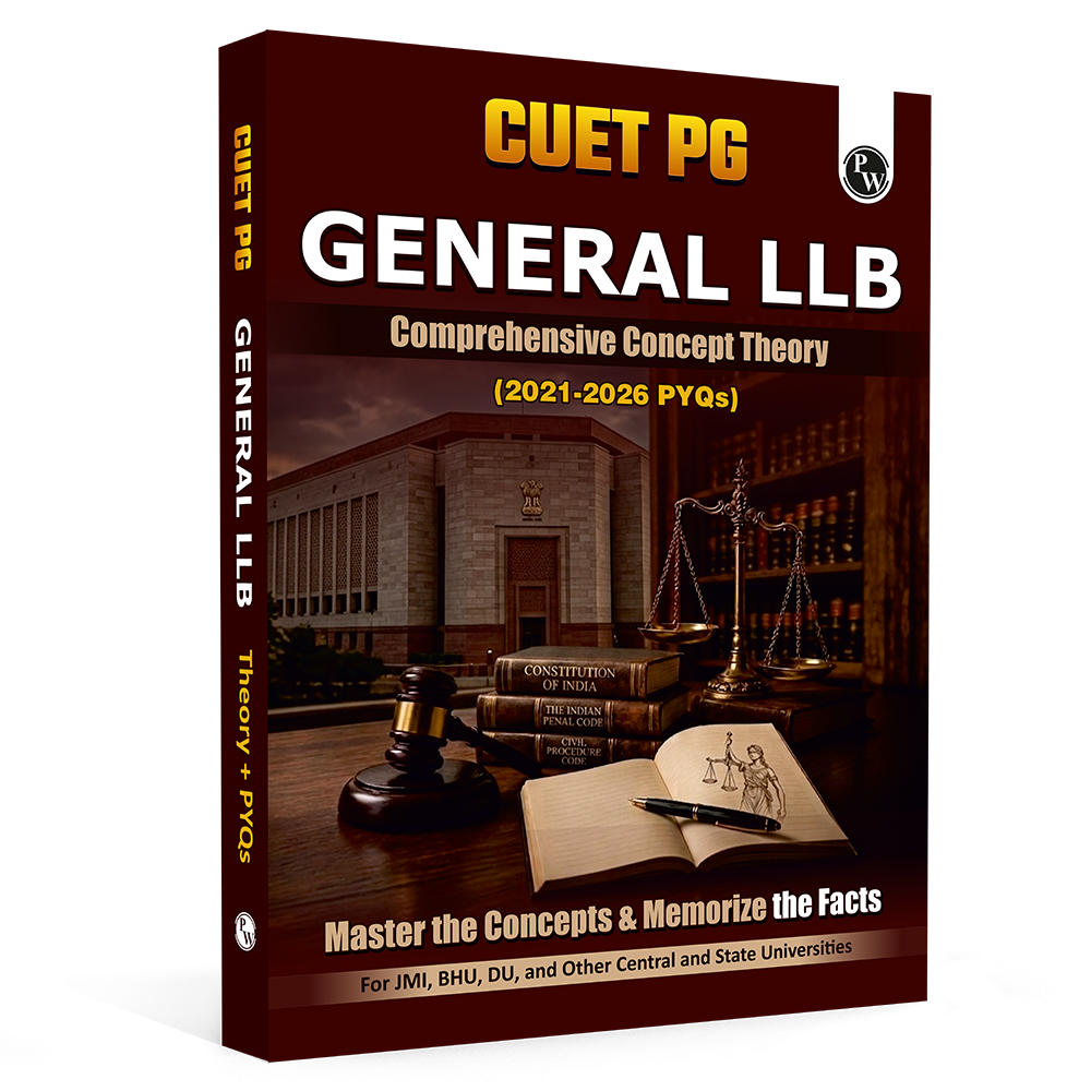 CUET PG General LLB Concept Theory and 6 Years PYQ Book (2026-2021) | Ideal for JMI, BHU, DU, & Other Central & Universities