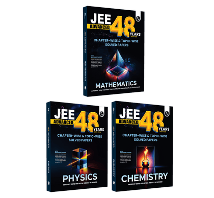 48 Years JEE Advanced Physics, Chemistry, Mathematics Combo Set of 3 Books Chapterwise & Topicwise Solved Papers (1978-2025) | PYQ with Detailed Solutions