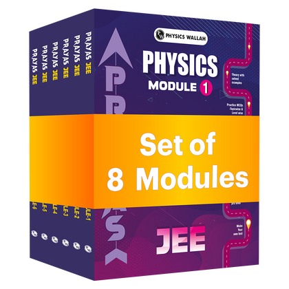 PW Prayas For JEE Main & Advanced Droppers Physics Modules with Solutions Combo Set of 8 Books (2026 Edition)