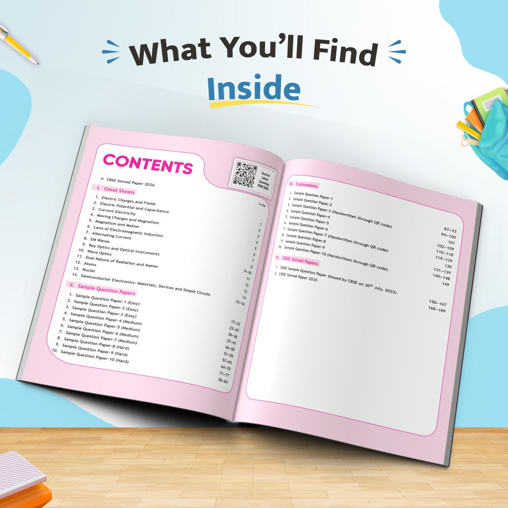 CBSE 12 Sample Question Papers Class 12 Chemistry For 2027 Board Exam (New Pattern) | 2026 Solved Paper, Chapterwise Mind Maps, Stepwise Marking