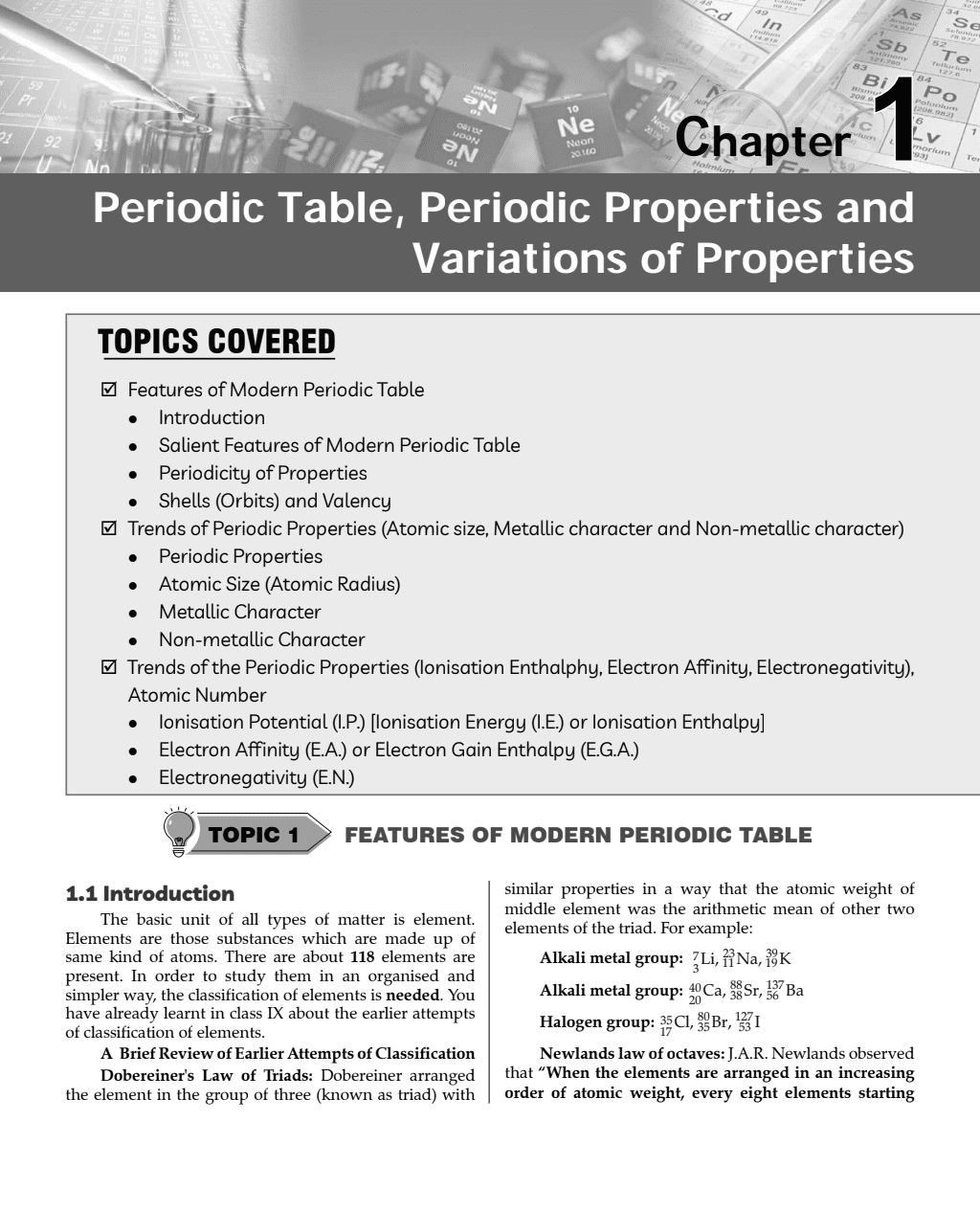 ICSE Class 10 Chemistry as Per Latest NEP For Exam 2024-25