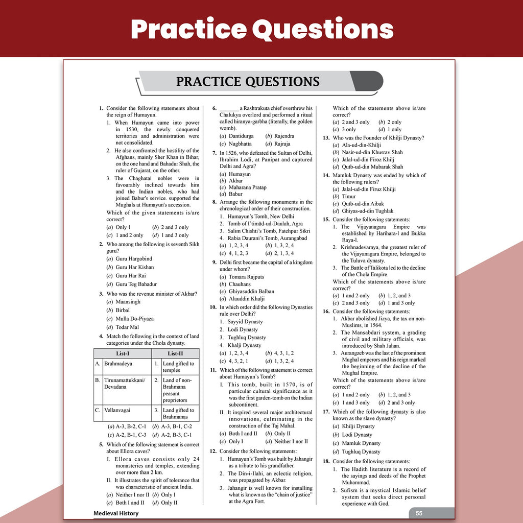 Viraat CDS Book 2026 General Knowledge | PYQ (2026-21) | Latest 2026 Solved Paper | Chapterwise Theory, Solved Examples, Practice Exercises & Past Year Questions