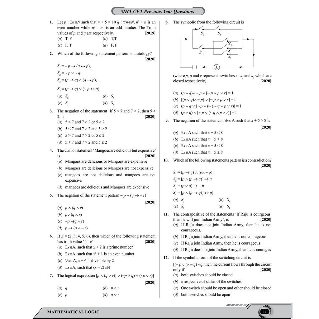 PW Maharashtra Board MHT-CET Mathematics Question Bank & Solution Booklet Set of 2 Books | Theory plus PYQs of MHCET, CBSE & MH Boards | Detailed Solution Explanations