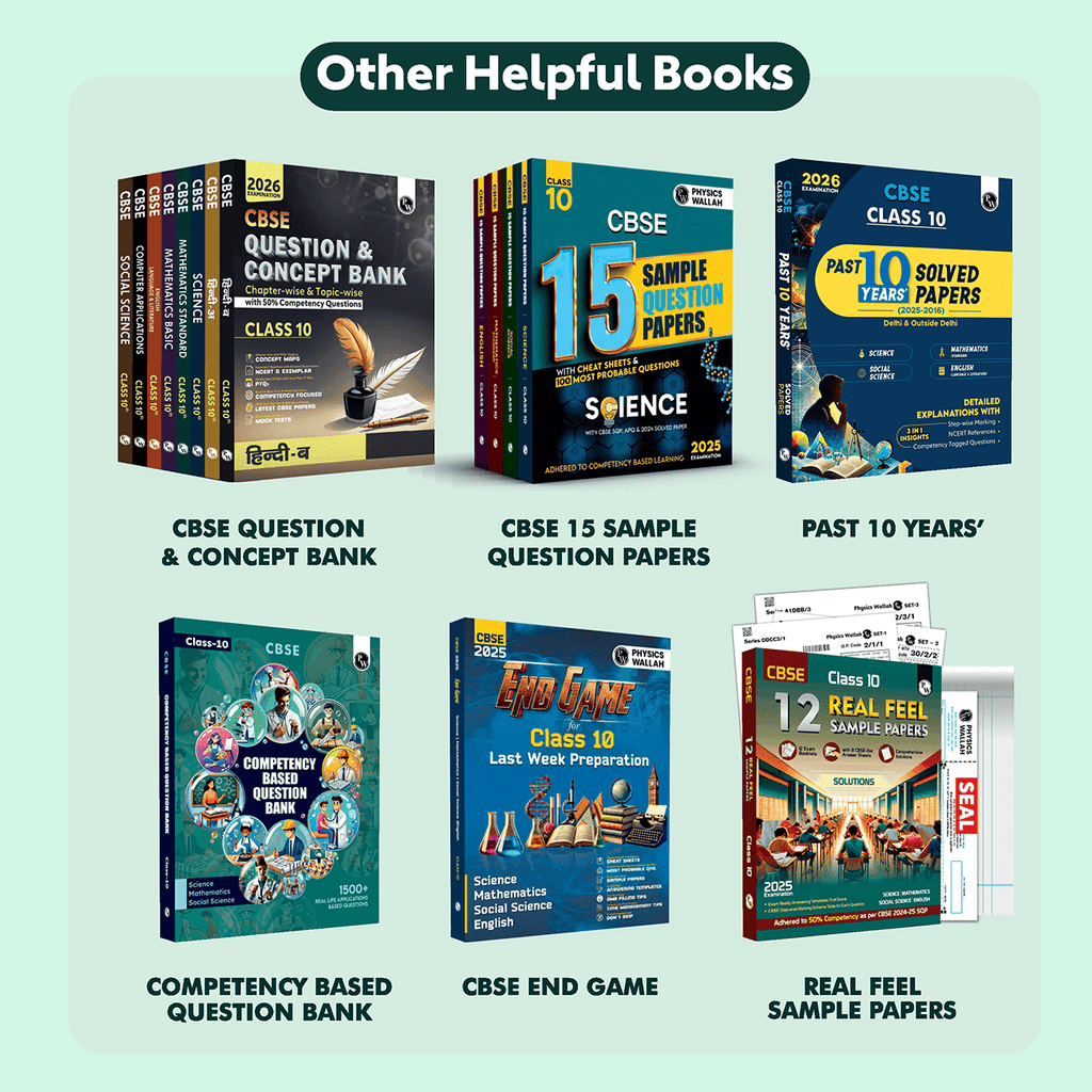 CBSE Question & Concept Bank (QCB) Class 10 Mathematics (Standard) Chapter-wise and Topic-wise Solved Questions For 2026 Exams with 50% Competency Based Question