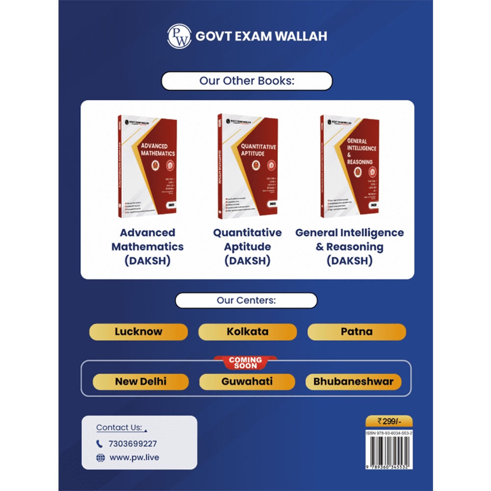 PW Banking Drona Logical and Analytical Reasoning l Theory with Exercise l For IBPS PO, Clerk, SBI PO Clerk, IBPS RRB, Grade A/B, PO/SO, Nabard, Insurance 2024 Exams