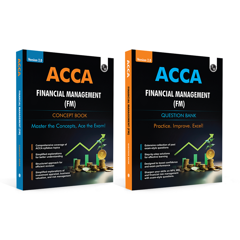 ACCA Financial Management (FM) 2.0 Concept Book + Question Bank Combo Set of 2 Modules