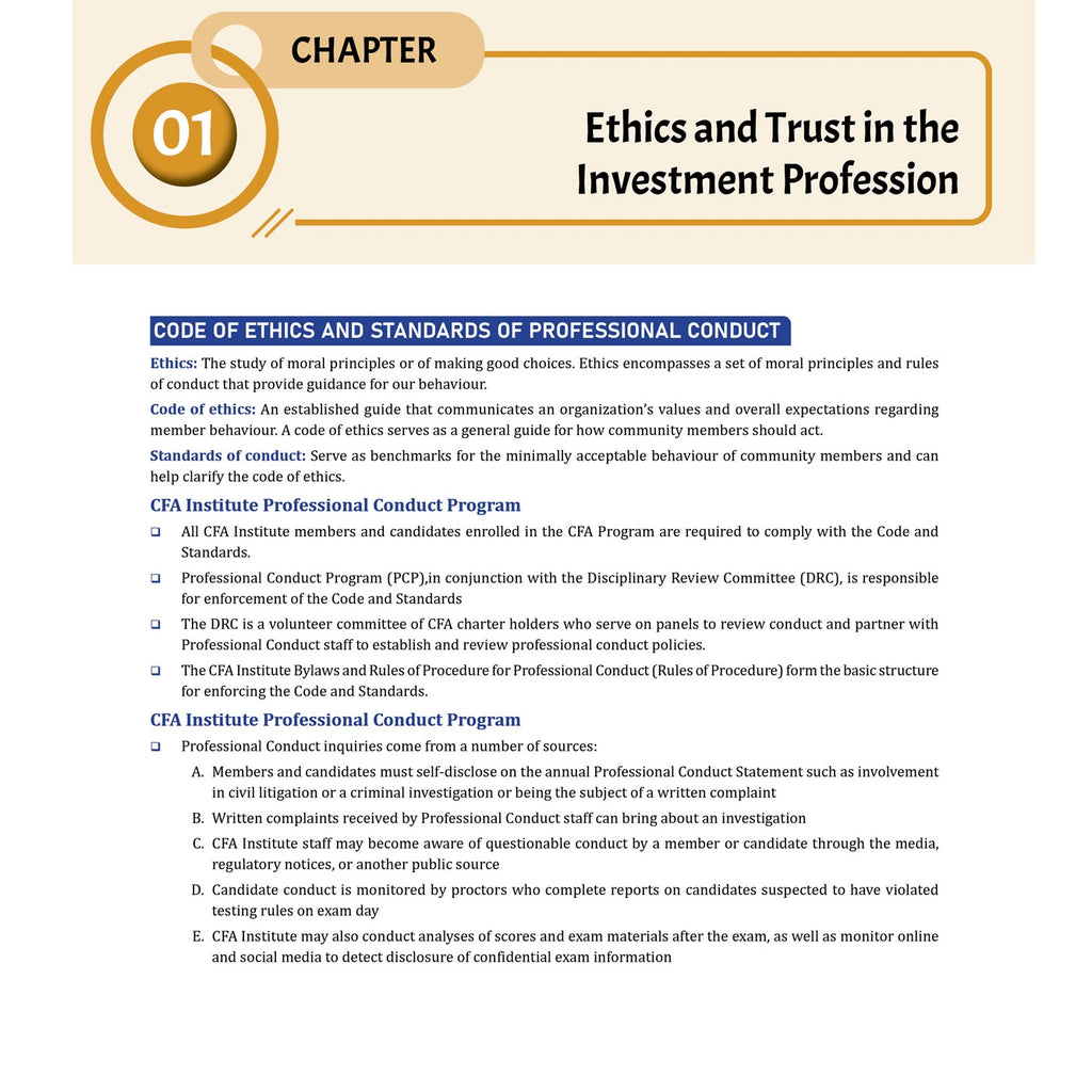 CFA Concept Companion Level 1 | Complete Coverage of All 10 Subjects with Concept First Approach & Easy Exam Oriented Explanations with Examples|Crafted By Experienced Faculties