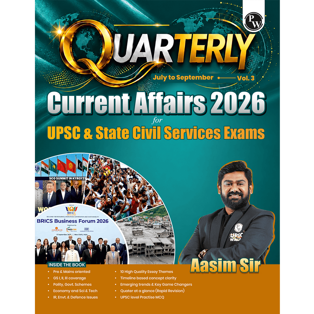 UPSC Quarterly Current Affairs Magazine Vol. 3 July to September 2026 By Aasim Sir | For UPSC & State Civil Services Exams 2026-27 English Edition