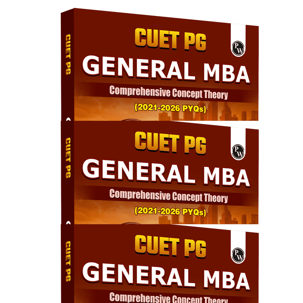 PW CUET PG General MBA Concept Theory and 6 Years PYQ Book (2026-2021) | Ideal for JMI, BHU, DU, & Other Central & Universities