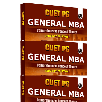 PW CUET PG General MBA Concept Theory and 6 Years PYQ Book (2026-2021) | Ideal for JMI, BHU, DU, & Other Central & Universities
