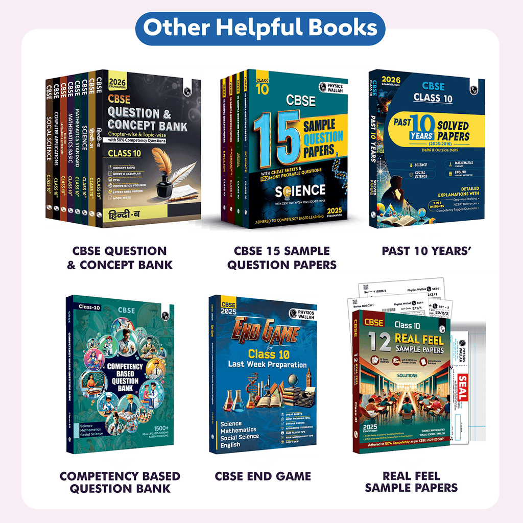 CBSE Question & Concept Bank (QCB) Class 10 Mathematics (Basic) Chapter-wise and Topic-wise Solved Questions For 2026 Exams with Competency Based Question