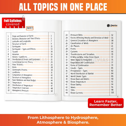 UPSC Mindmaps Physical Geography For UPSC/PSC Competitive Examinations | Navigating Concepts Through Visual Mindmaps