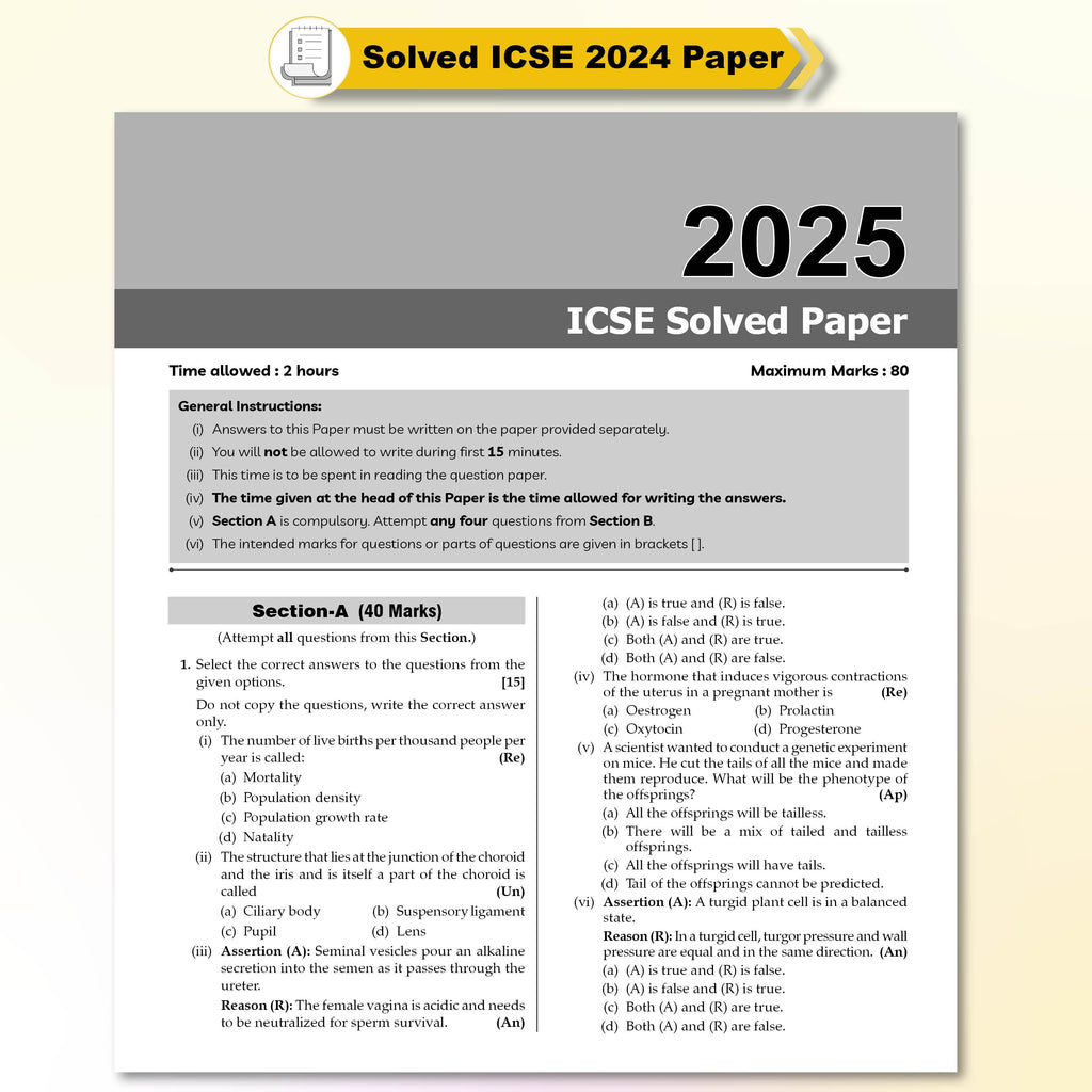 ICSE Class 10th Mathematics, Physics, Chemistry, Biology, Geography, History and Civics, English Language Paper 1 & 2 Combo Set of 8 Books (2026 Edition)