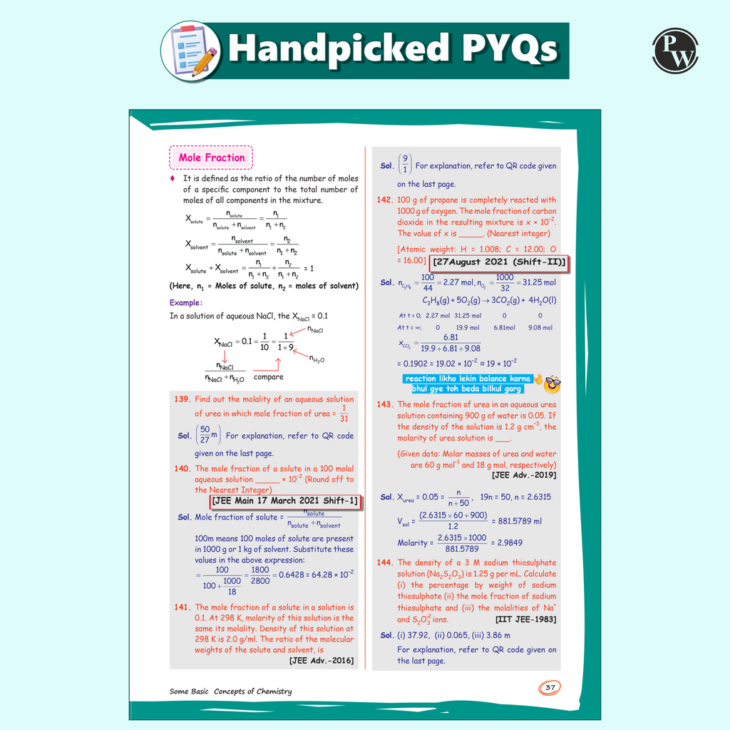 EaJEE Handwritten Notes For Physical Chemistry By Faisal Razaq & JEE Main 8 Years All 162 Shifts Online Previous Years Solved Papers Chapterwise & Topicwise PYQs Combo Set of 2