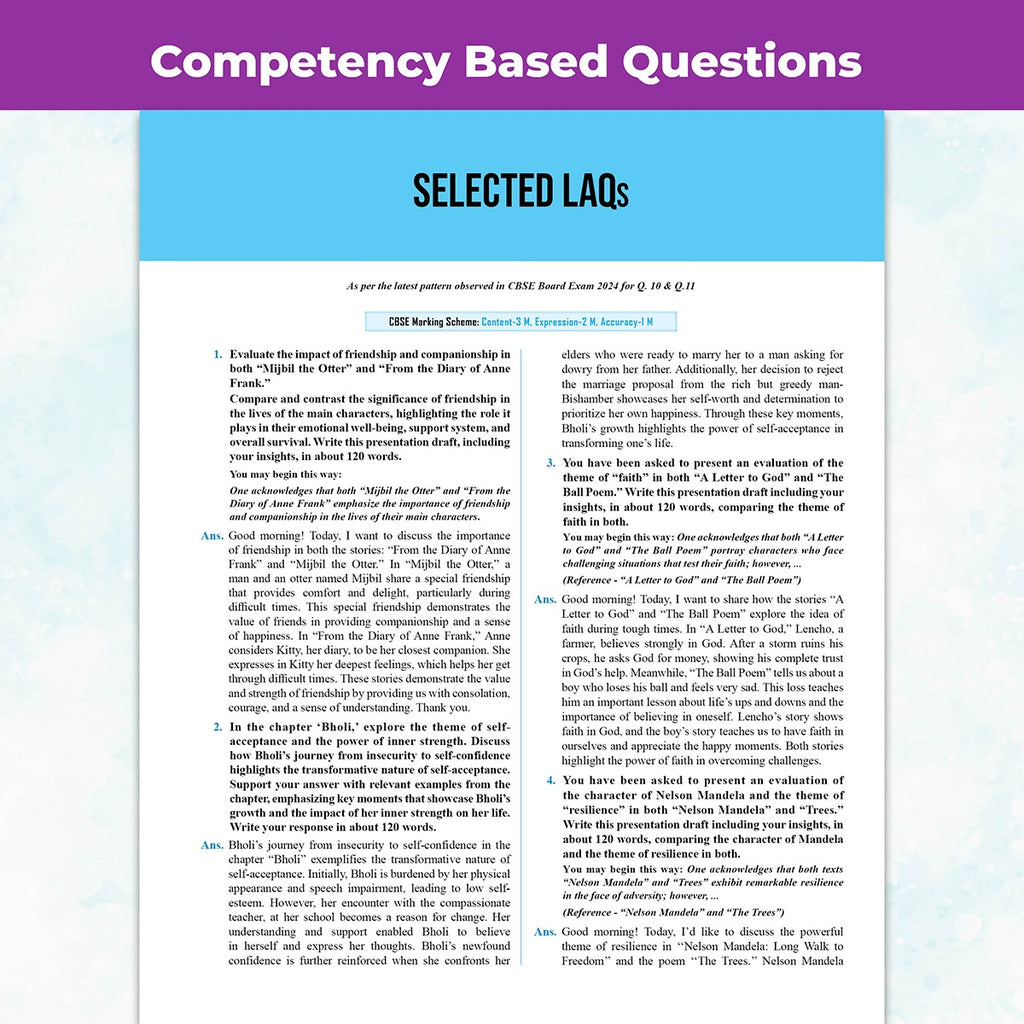 PW CBSE Question & Concept Bank (QCB) Class 10 English Language & Literature Chapter-wise and Topic-wise Solved Questions For 2027 Board Exams with 50% Competency Based Question